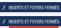 Inserts et Foyers fermés